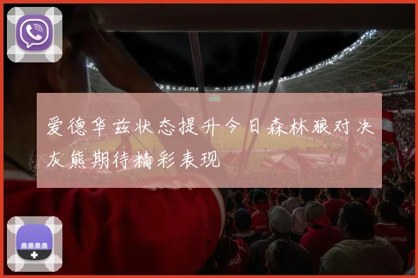 爱德华兹状态提升今日森林狼对决灰熊期待精彩表现
